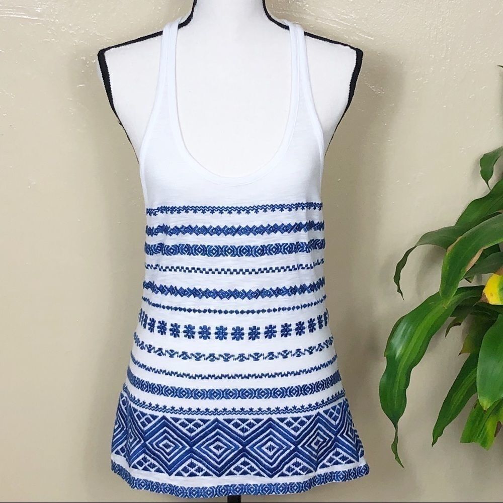 Sam Edelman | Embroidered Boho Raceback Ta… - Picture 2 of 5